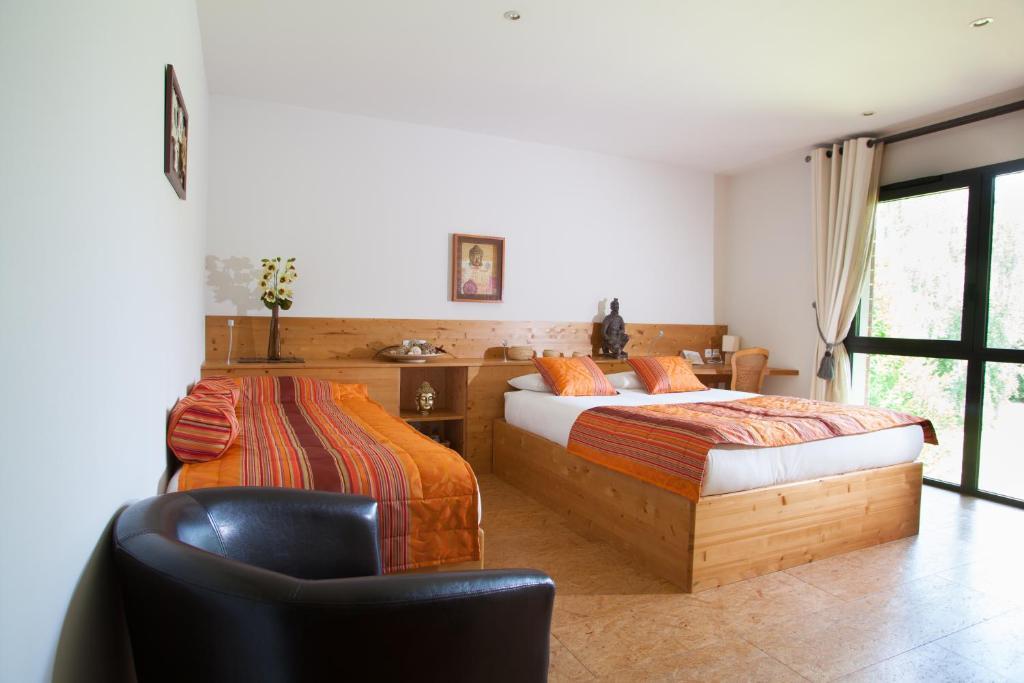 Hotel Auberge De Chavannes Courlans Rum bild